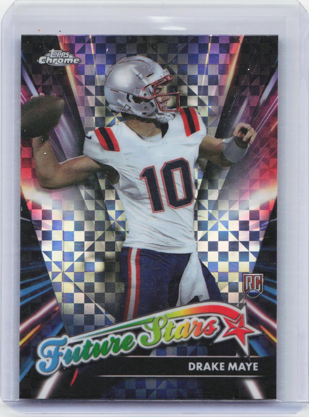 2024 Topps Chrome #FS-3 Drake Maye Future Stars X-Fractor