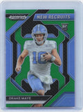 2024 Panini Prizm Draft Picks #NR-DME Drake Maye New Recruits Green