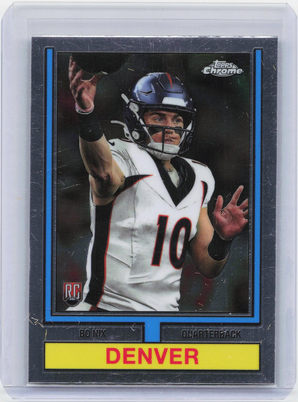 2024 Topps Chrome #74TF-4 Bo Nix 1974 Topps Football