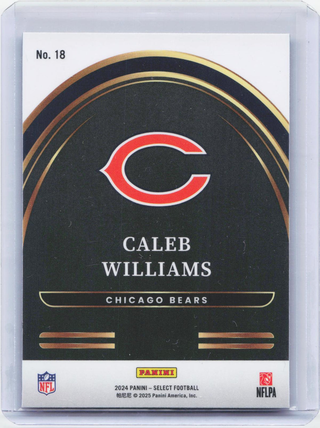 2024 Panini Select #18 Caleb Williams Select Future