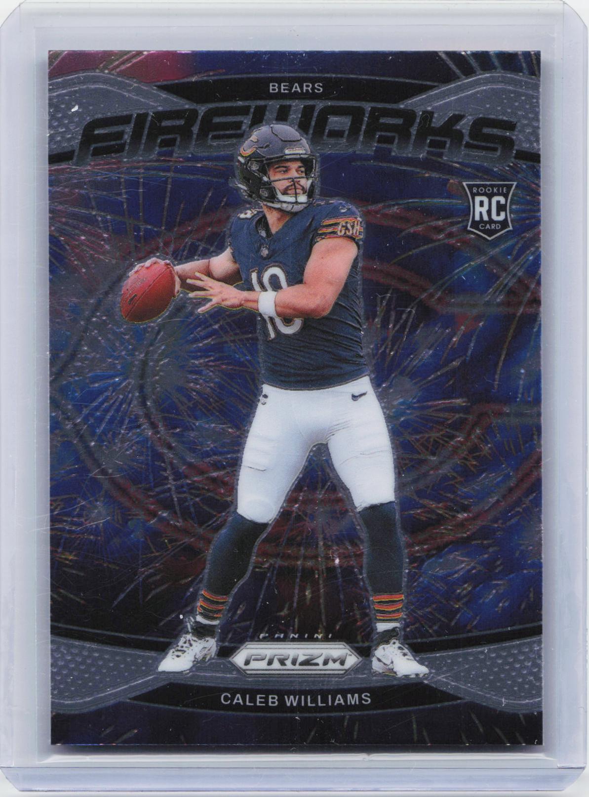 2024 Panini Prizm - Fireworks #25 Caleb Williams