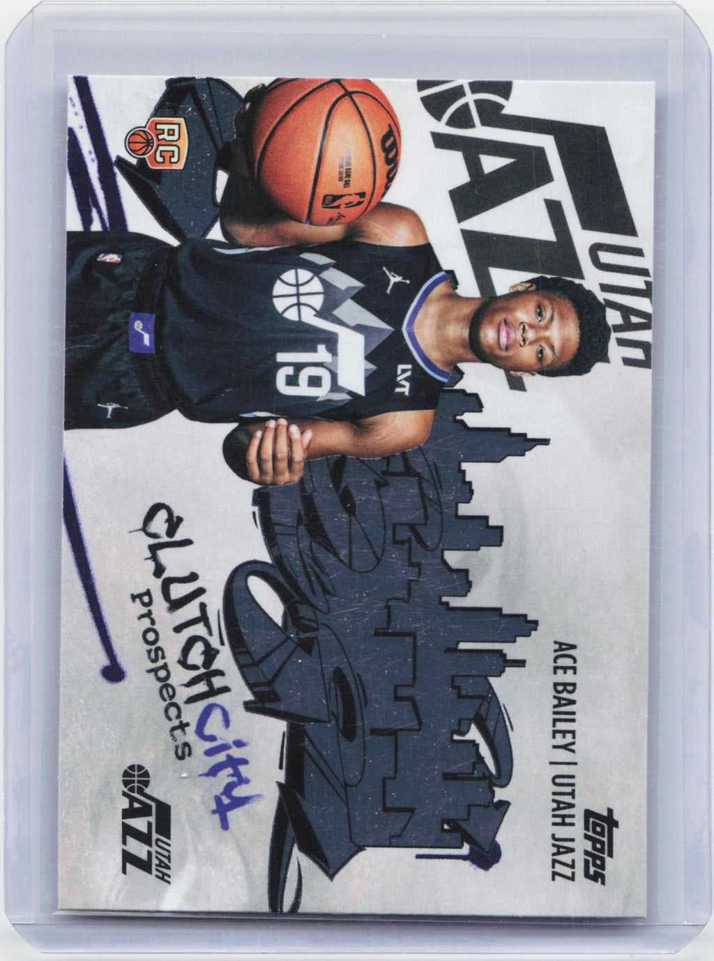 2025-26 Topps #CC-5 Ace Bailey Clutch City Prospects