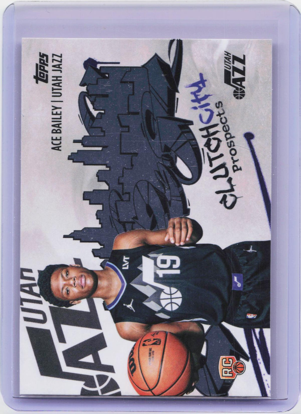 2025-26 Topps #CC-5 Ace Bailey Clutch City Prospects