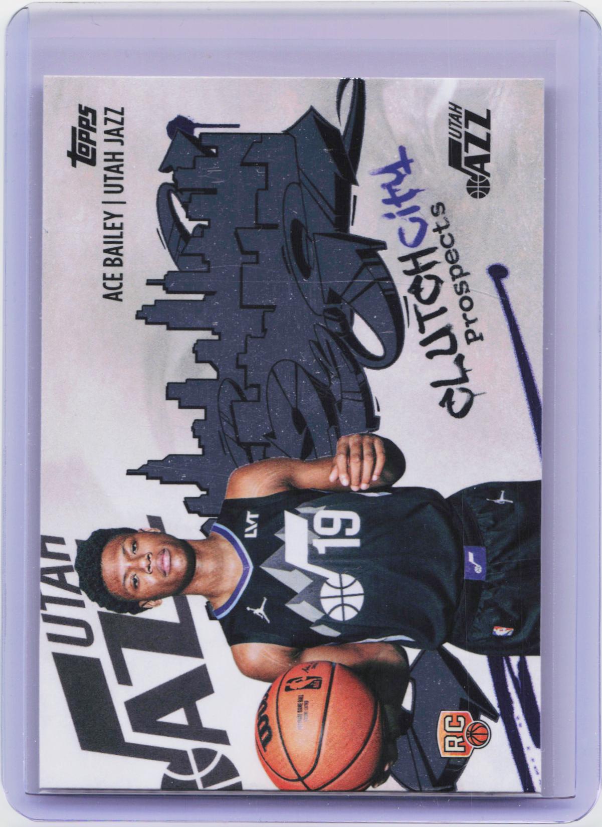 2025-26 Topps #CC-5 Ace Bailey Clutch City Prospects