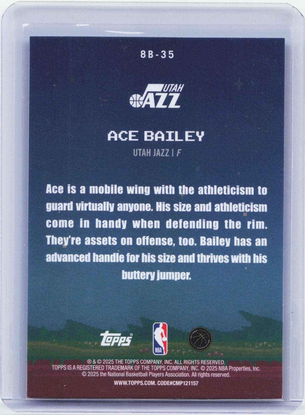 2025-26 Topps #8B-35 Ace Bailey 8-Bit Ballers
