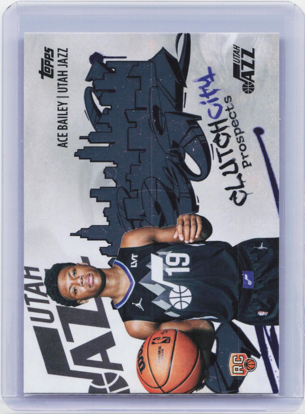2025-26 Topps #CC-5 Ace Bailey Clutch City Prospects