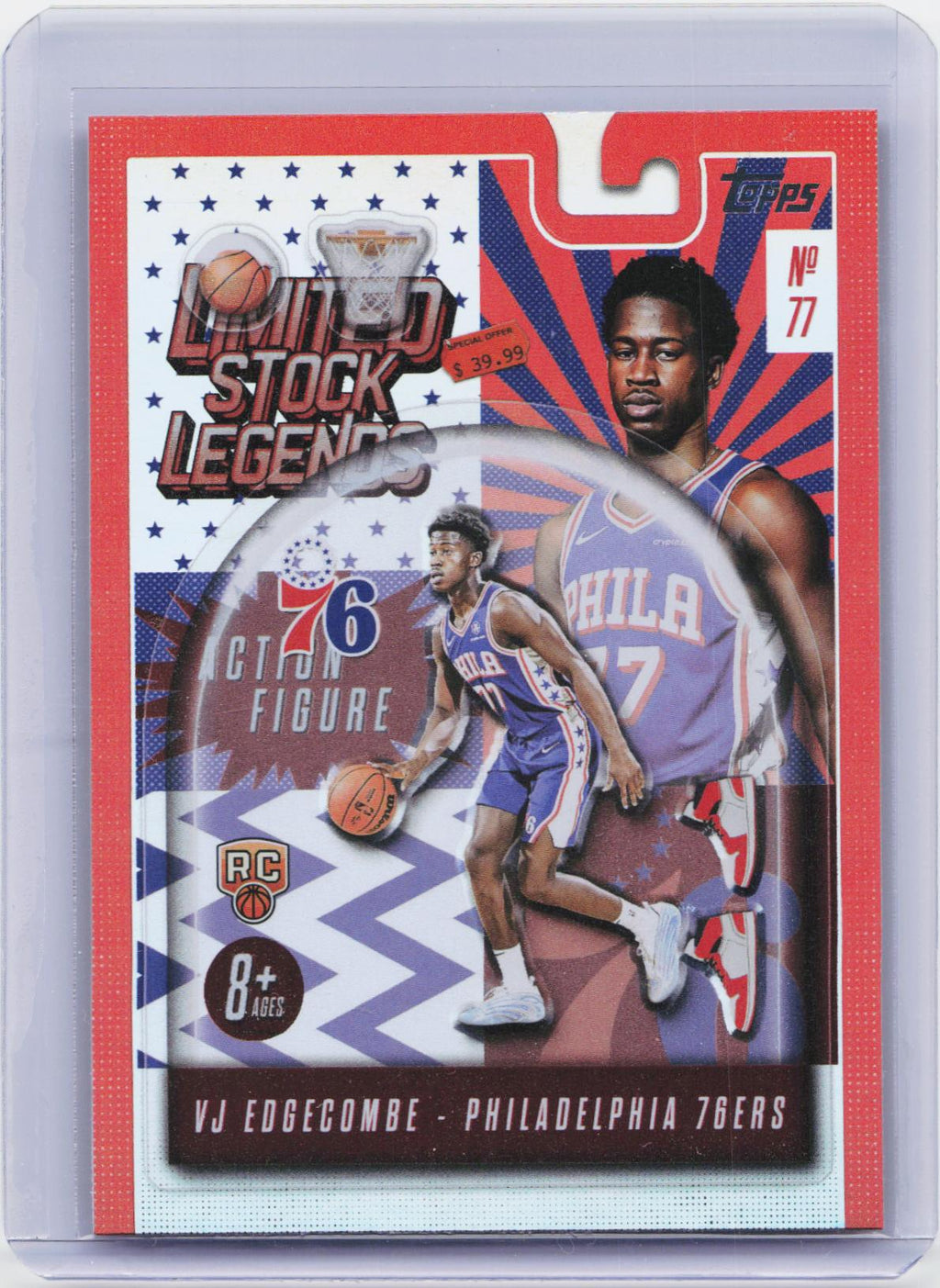2025-26 Topps #LST-3 VJ Edgecombe Limited Stock Legends