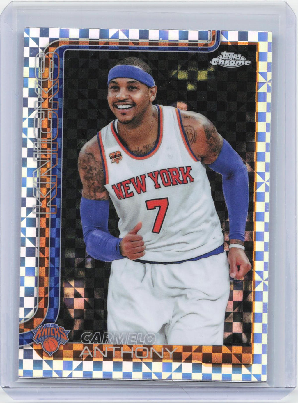2025-26 Topps Chrome #248 Carmelo Anthony X-Fractor