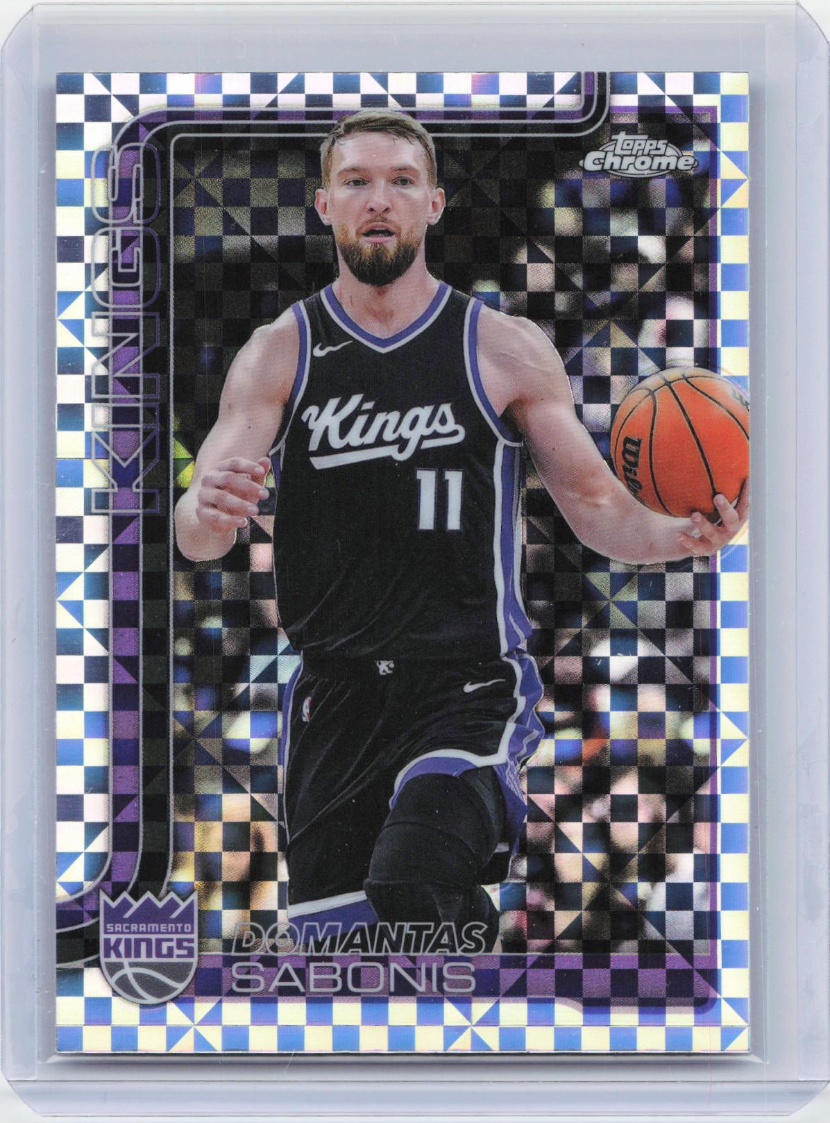 2025-26 Topps Chrome #229 Domantas Sabonis X-Fractor