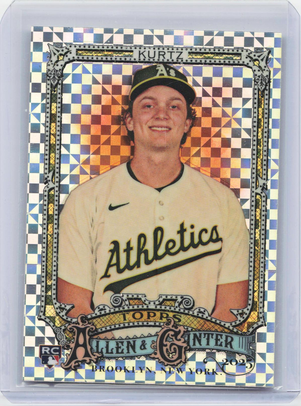 2025 Topps Allen & Ginter #296 Nick Kurtz Chrome X-Fractor