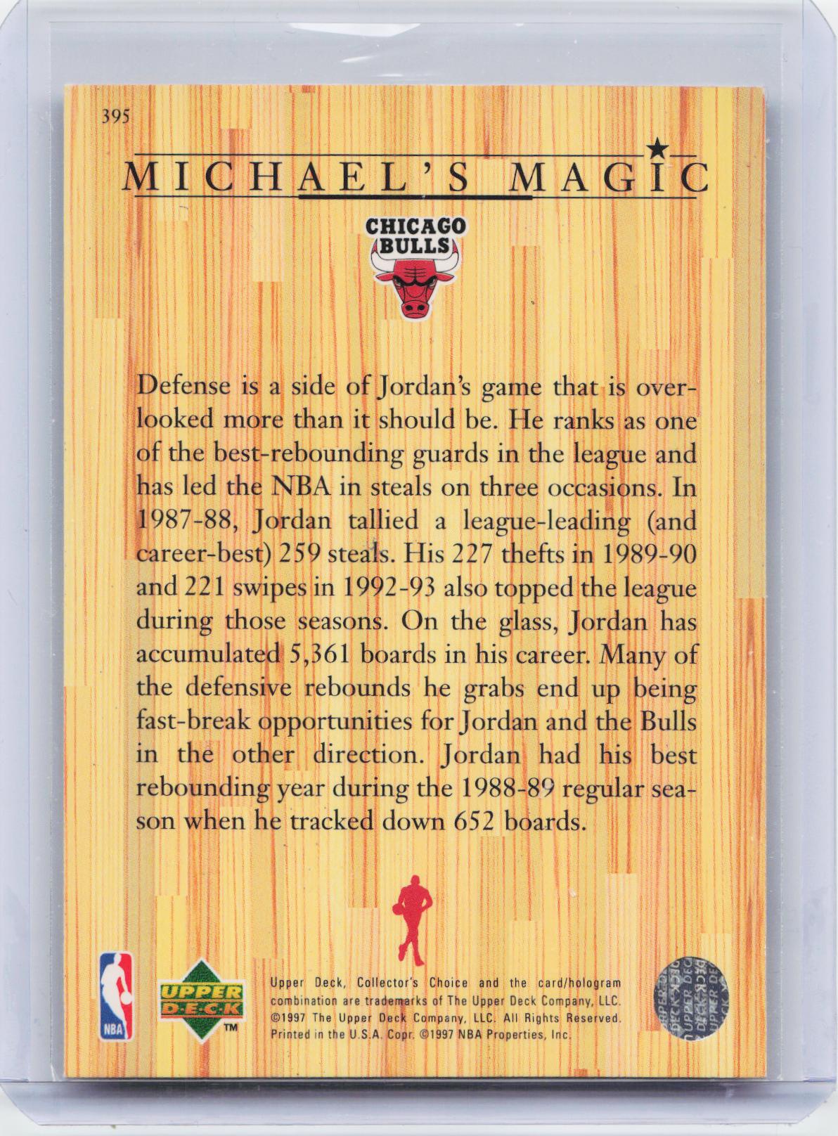 1997-98 Collector's Choice #395 Michael Jordan