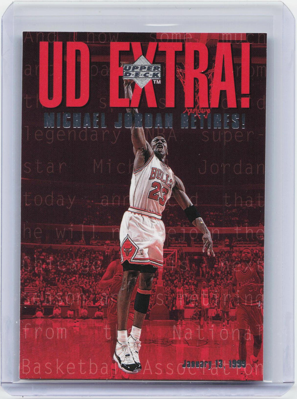 1998-99 Upper Deck #UDX Michael Jordan