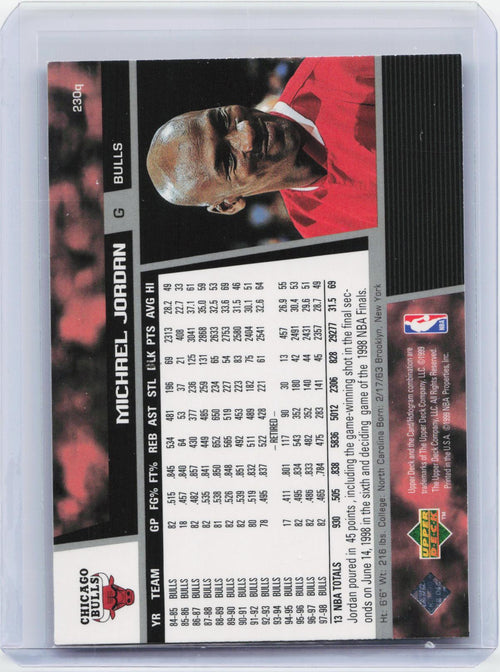 1998-99 Upper Deck #230q Michael Jordan