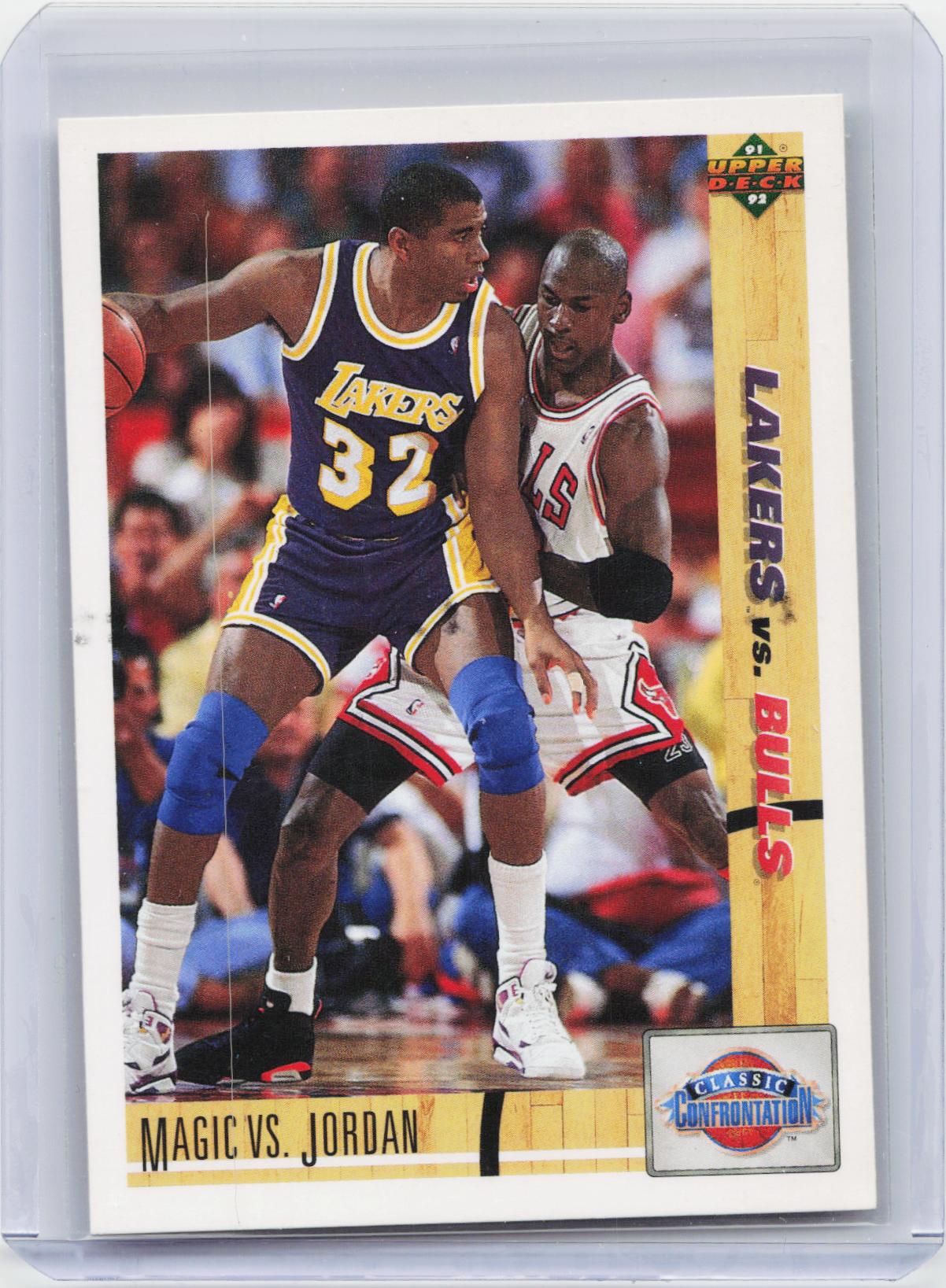 1991-92 Upper Deck #34 Magic vs. Jordan