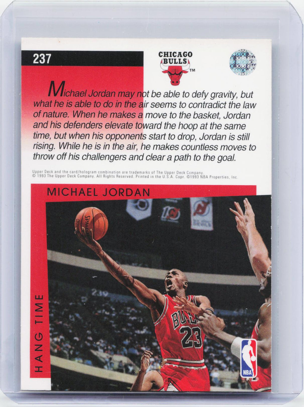 1993-94 Upper Deck #237 Michael Jordan