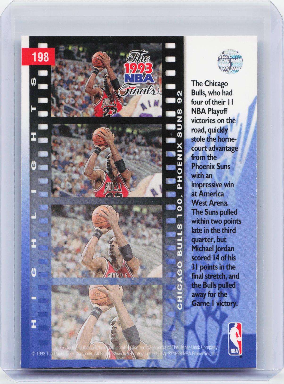 1993-94 Upper Deck #198 Michael Jordan