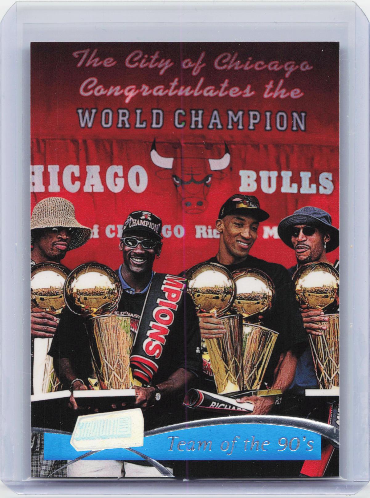 1997-98 Stadium Club #5 Bulls - Team of the 90s