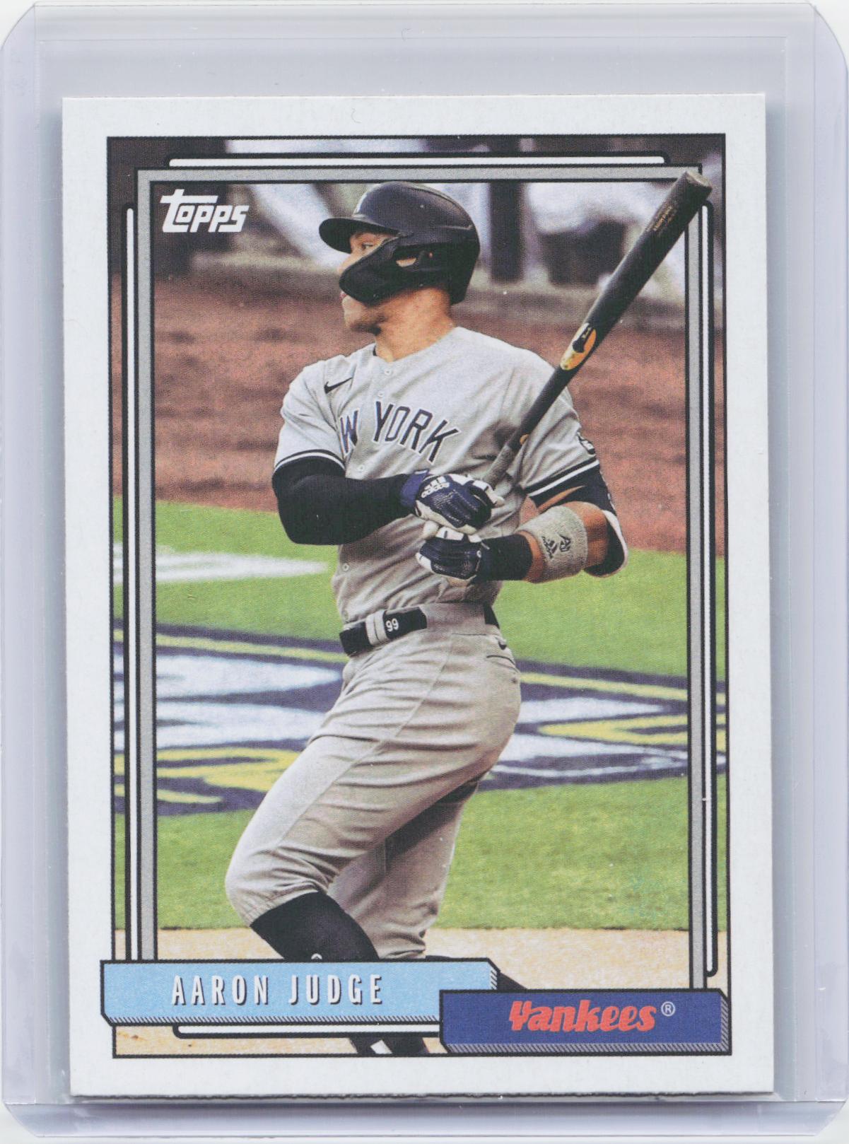 2021 Topps Update #T92-2 Aaron Judge 1992 Topps Redux