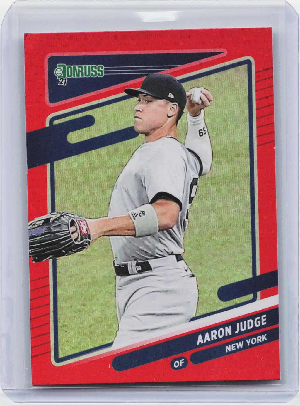 2021 Donruss #182b Aaron Judge Holo Red
