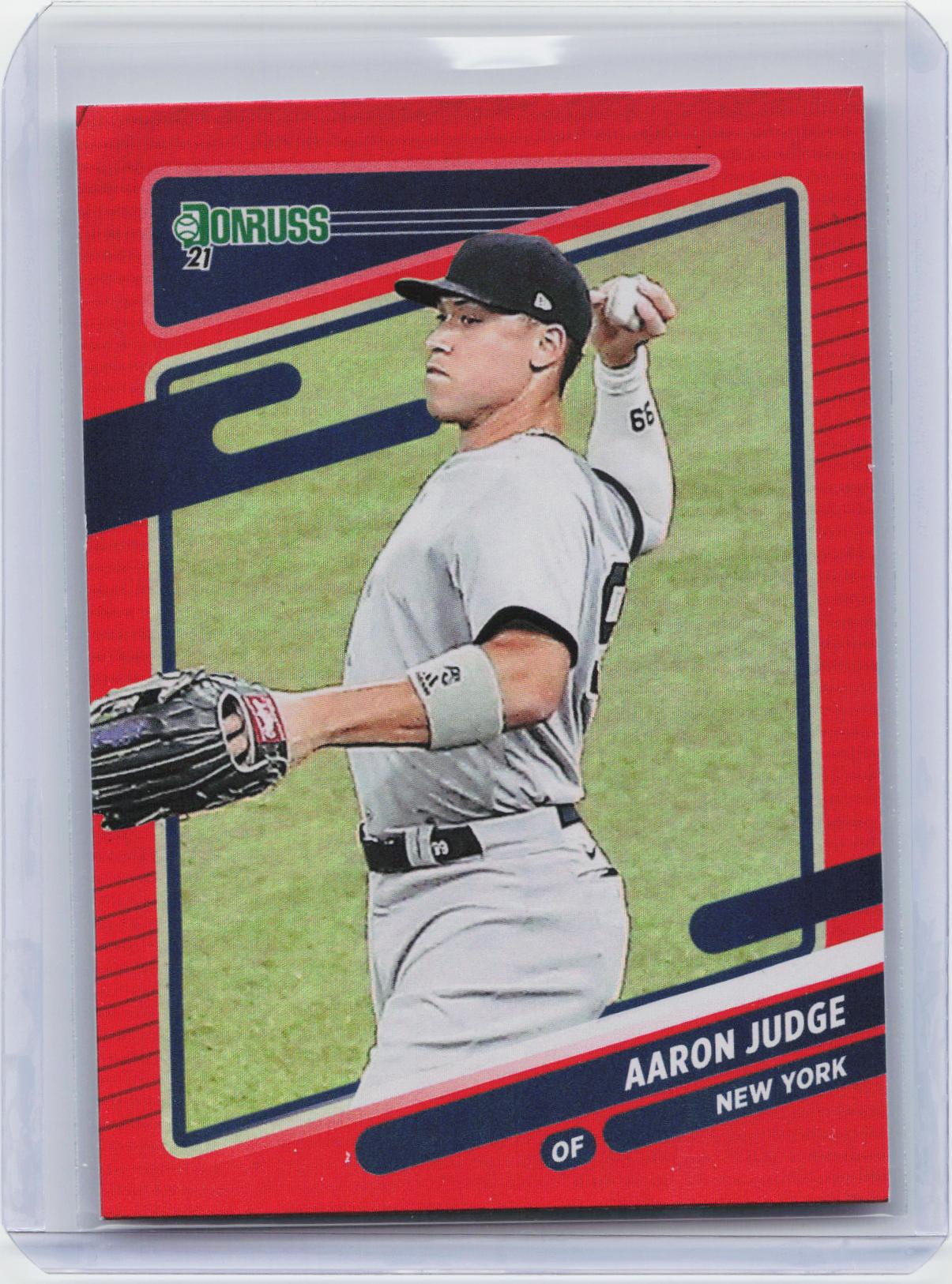 2021 Donruss #182b Aaron Judge Holo Red