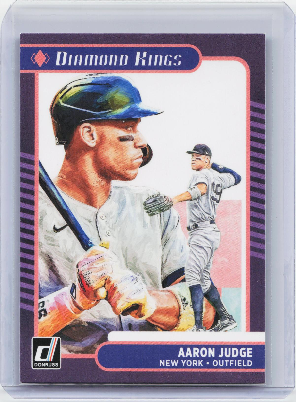 2021 Donruss #2 Aaron Judge Holo Purple