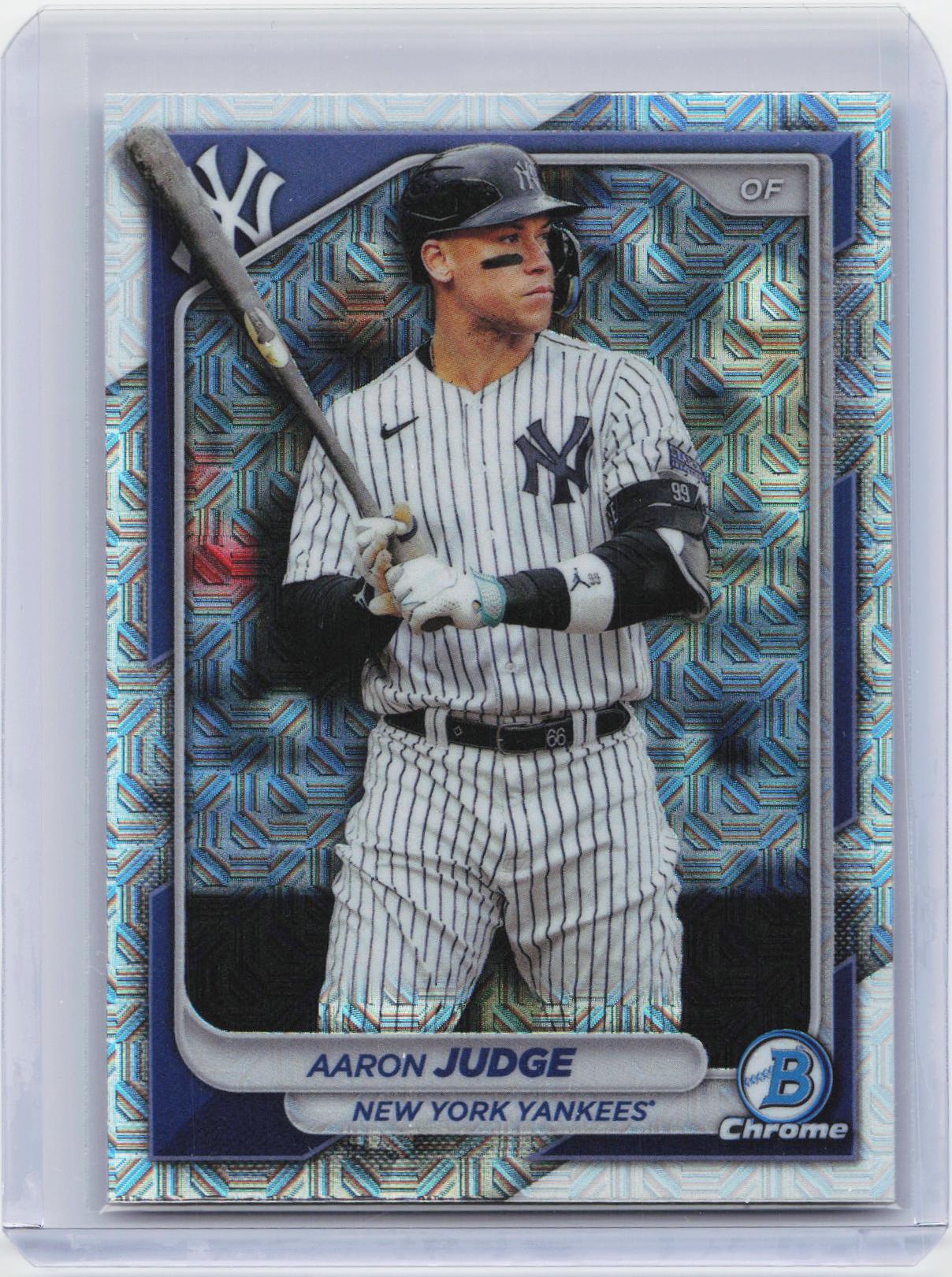 2024 Bowman #7 Aaron Judge Chrome Mojo Refractors