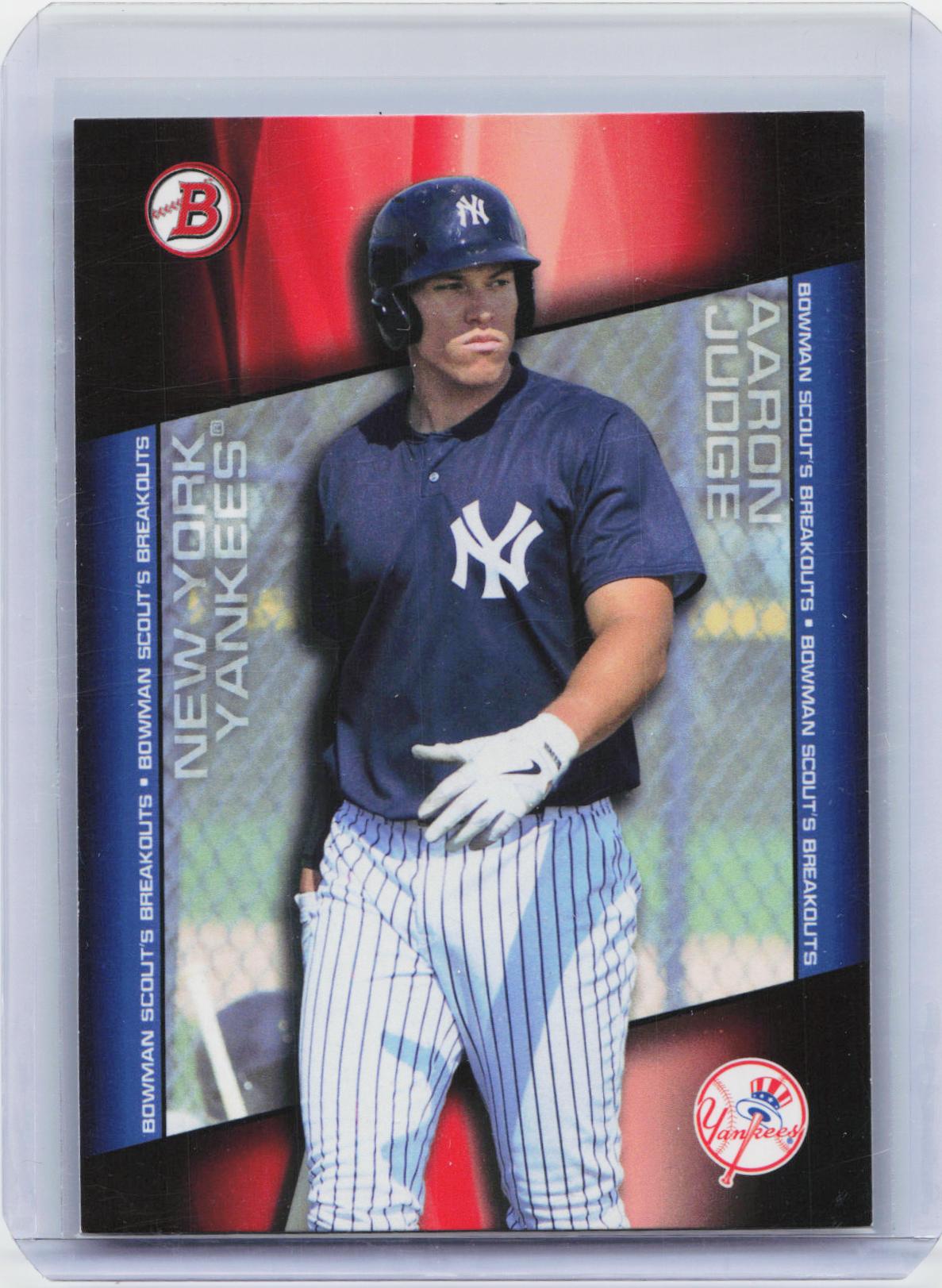 2014 Bowman Draft #BSB-AJ Aaron Judge Scouts Breakout