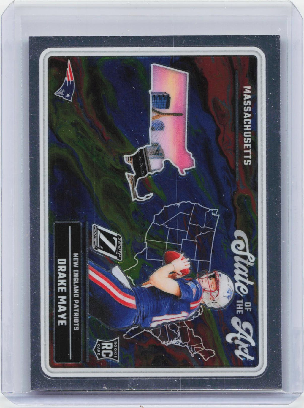 2024 Panini Zenith #18 Drake Maye State of the Art