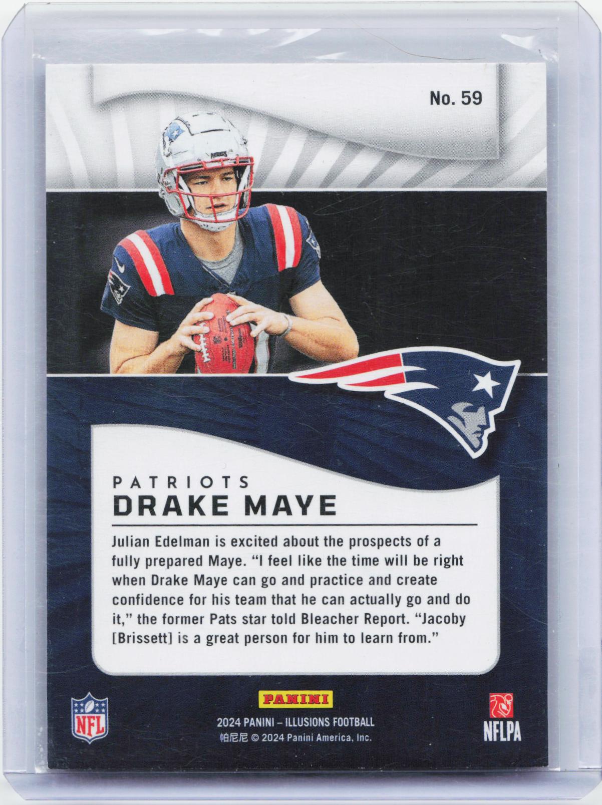 2024 Panini Illusions #59 Drake Maye Retail