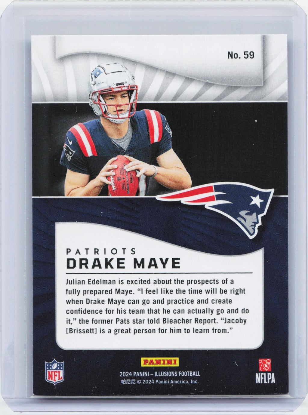 2024 Panini Illusions #59 Drake Maye Retail