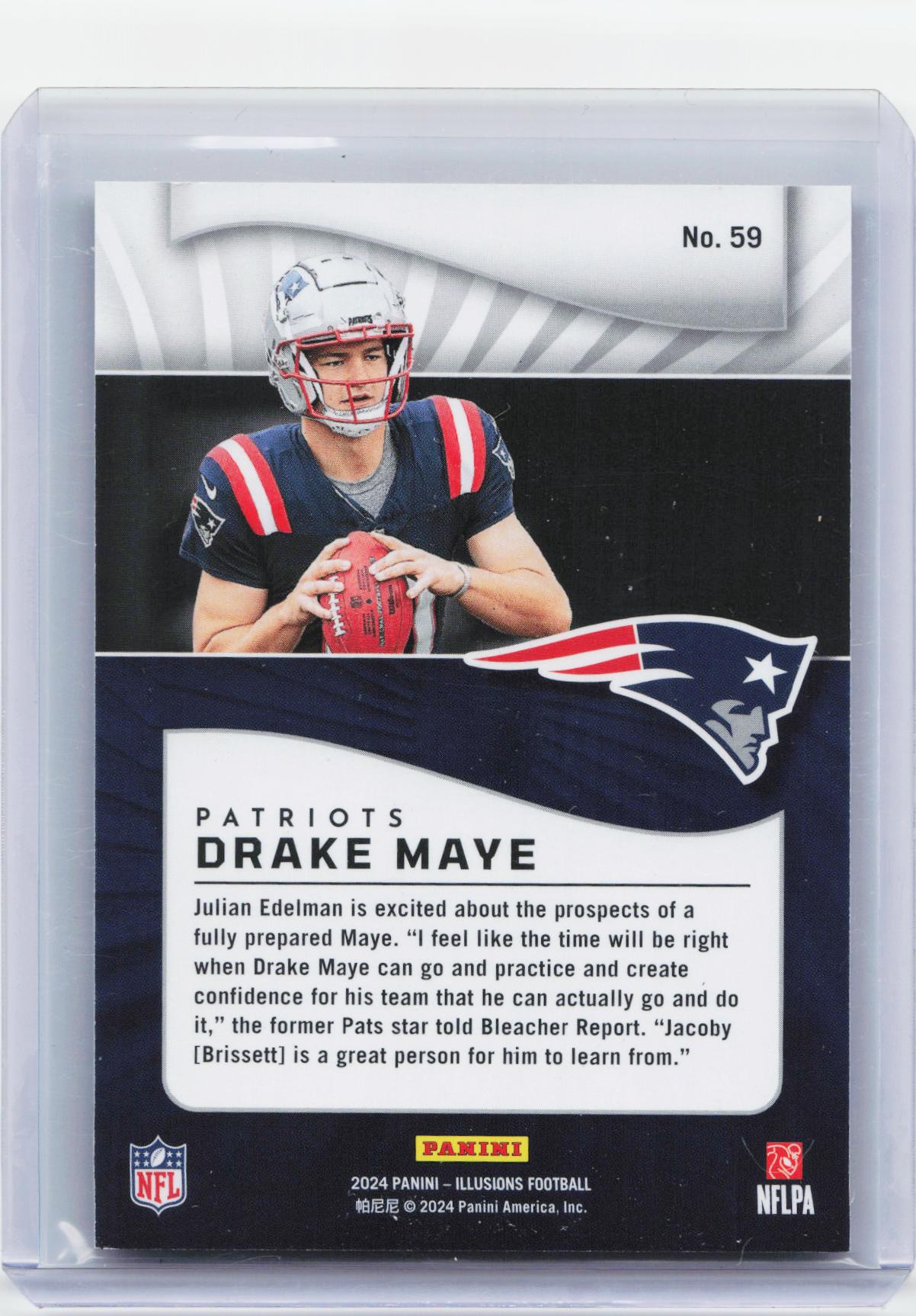 2024 Panini Illusions #59 Drake Maye Retail