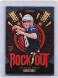 2024 Panini Absolute #RO-DME Drake Maye Rock Out