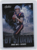 2024 Panini Absolute #BS-DME Drake Maye By Storm