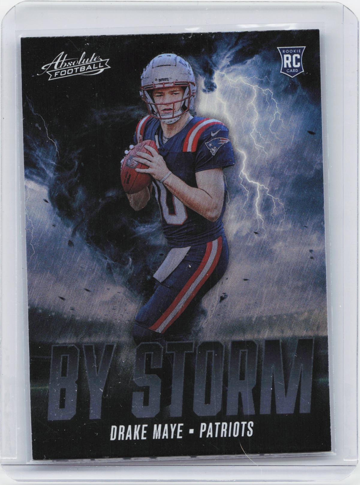 2024 Panini Absolute #BS-DME Drake Maye By Storm