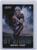 2024 Panini Absolute #BS-DME Drake Maye By Storm