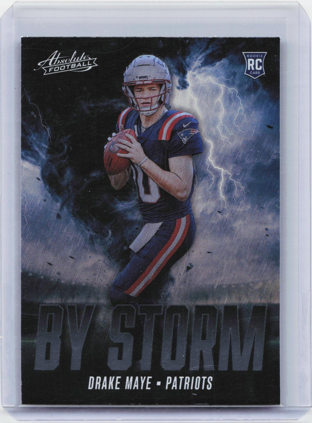 2024 Panini Absolute #BS-DME Drake Maye By Storm