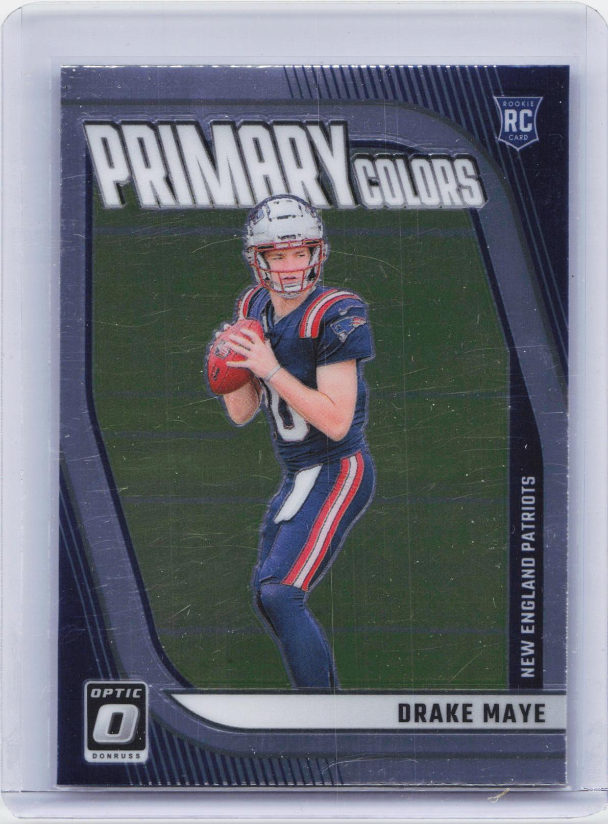 2024 Donruss Optic #3 Drake Maye Rookie Primary Colors