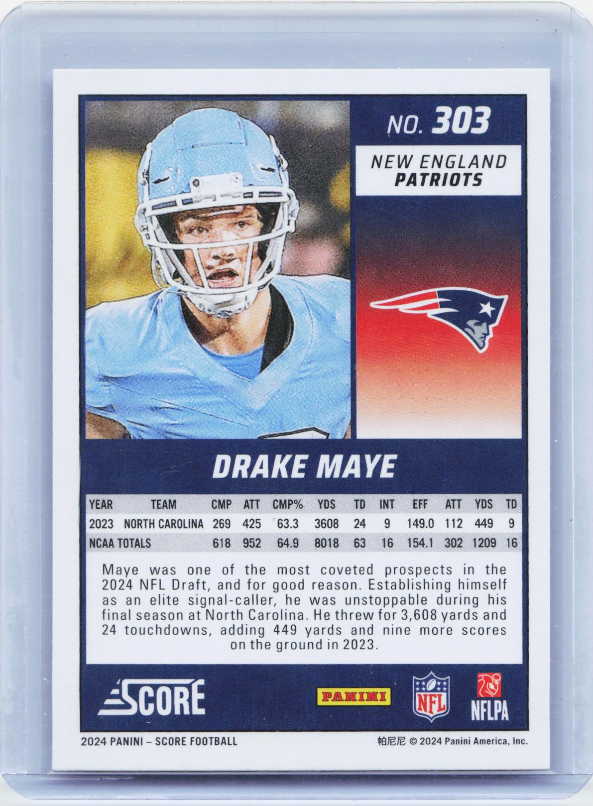 2024 Score #303 Drake Maye