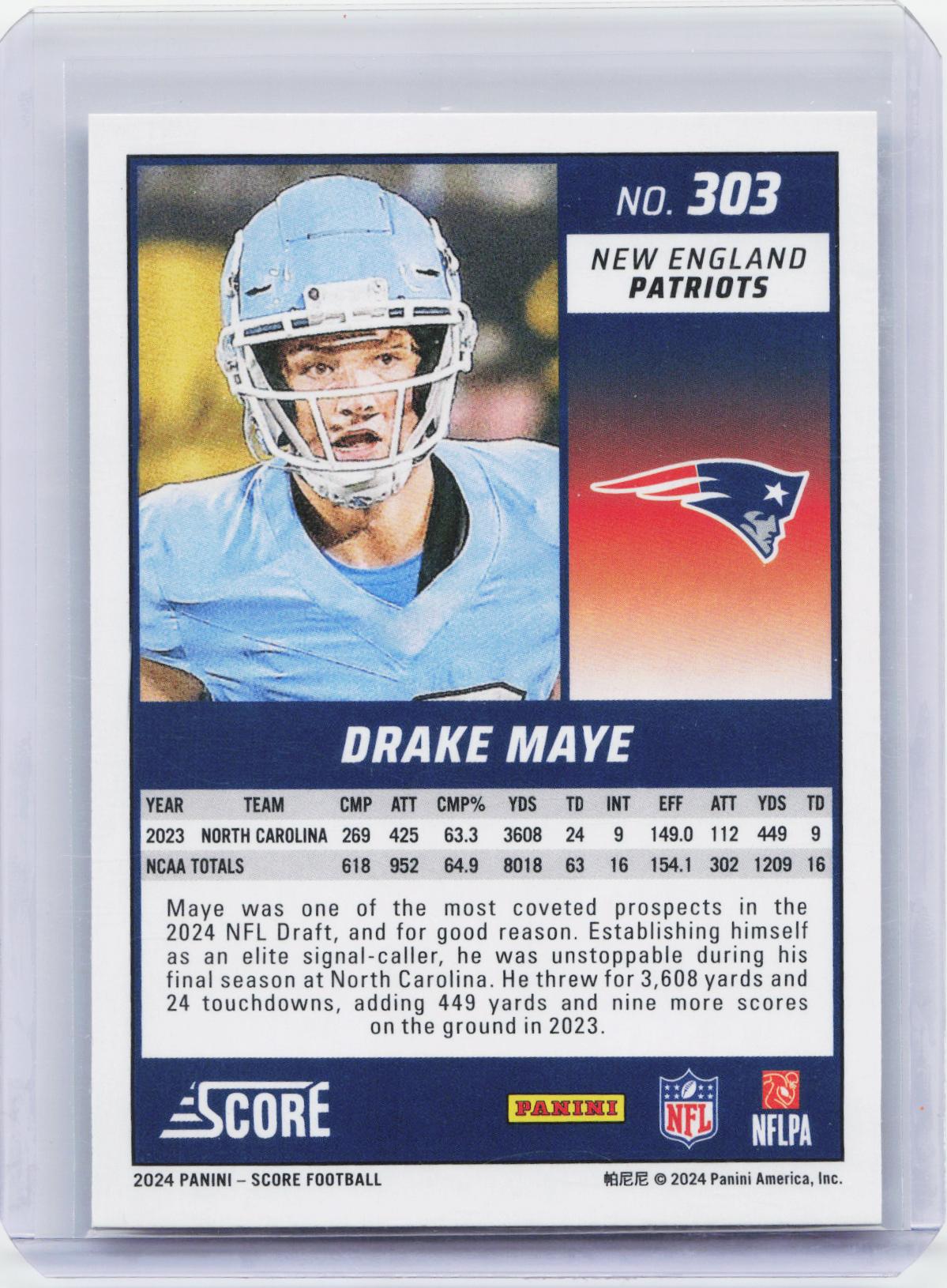 2024 Score #303 Drake Maye