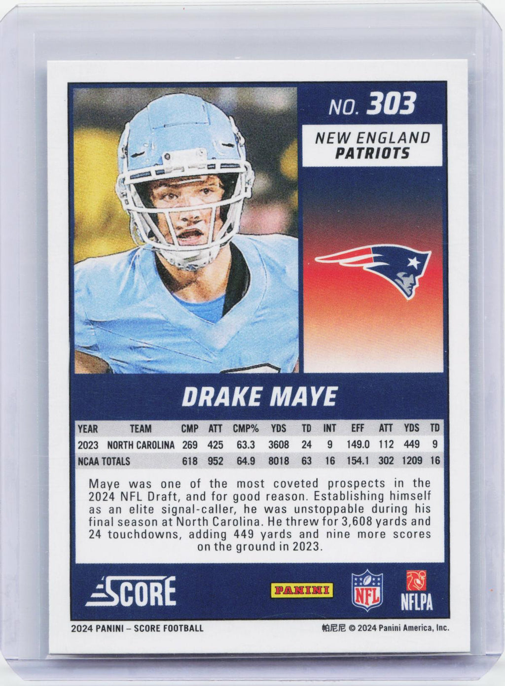 2024 Score #303 Drake Maye