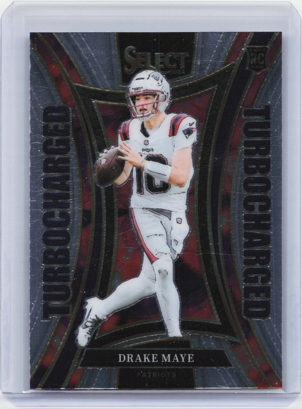 2024 Panini Select #24 Drake Maye Turbocharged