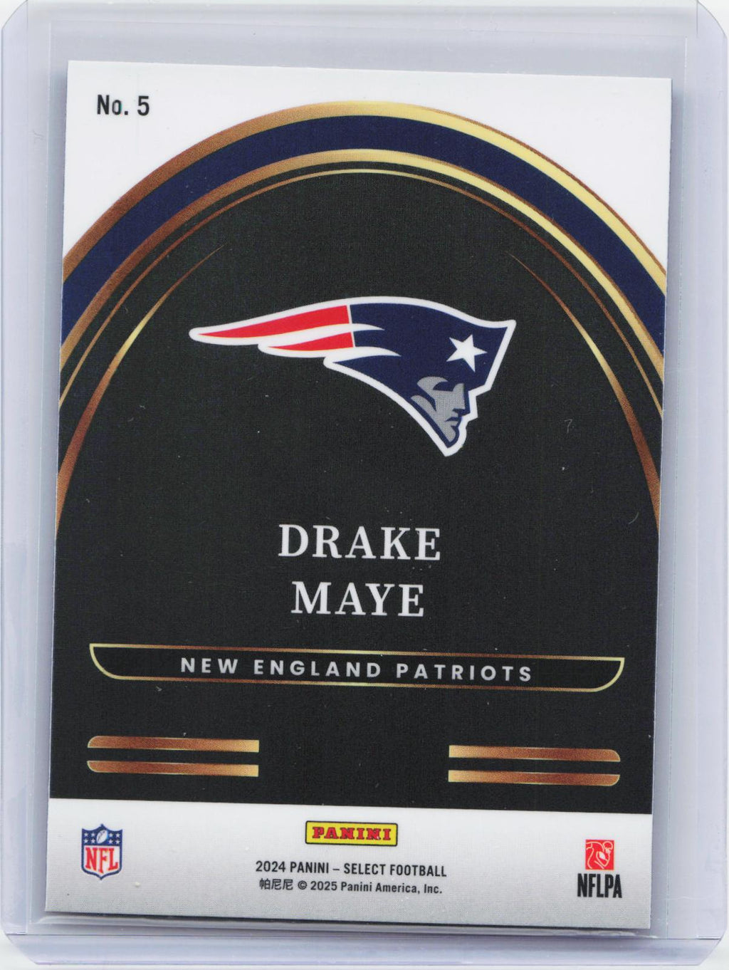2024 Panini Select #5 Drake Maye Select Future Prizm