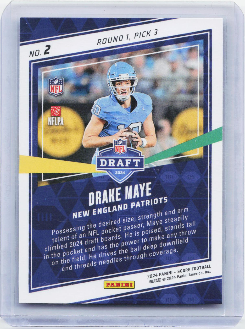 2024 Score #2 Drake Maye NFL Draft
