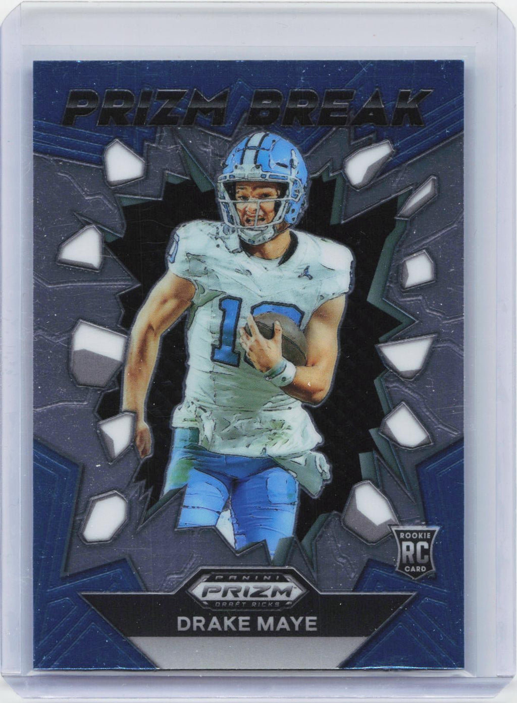 2024 Panini Prizm Draft Picks #PB-DME Drake Maye Prizm Break