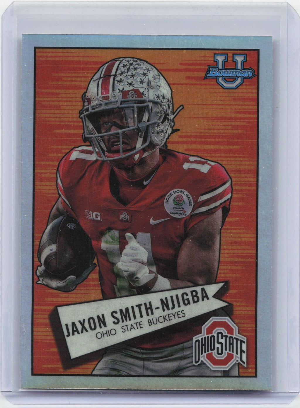 2022 Bowman University Chrome #52BF-11 Jaxon Smith-Njigba 1952 Bowman