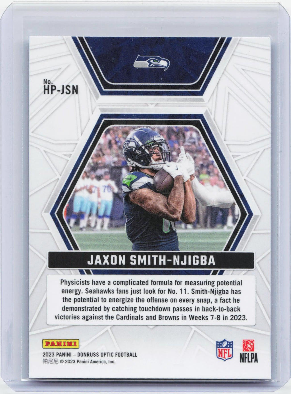 2023 Donruss Optic #HP-JSN Jaxon Smith-Njigba Hidden Potential