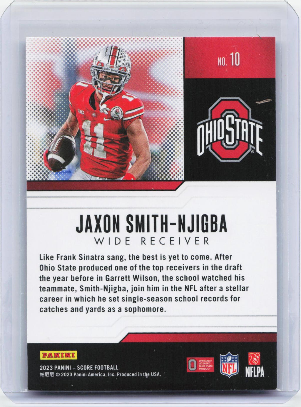 2023 Score #10 Jaxon Smith-Njigba Protential