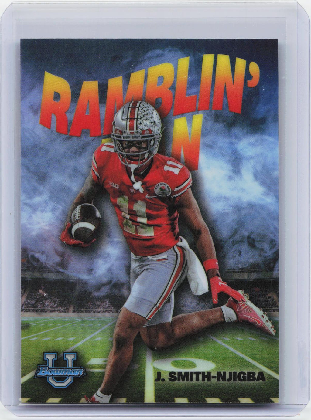 2022 Bowman University Chrome #RM-8 Jaxon Smith-Njigba Ramblin' Man