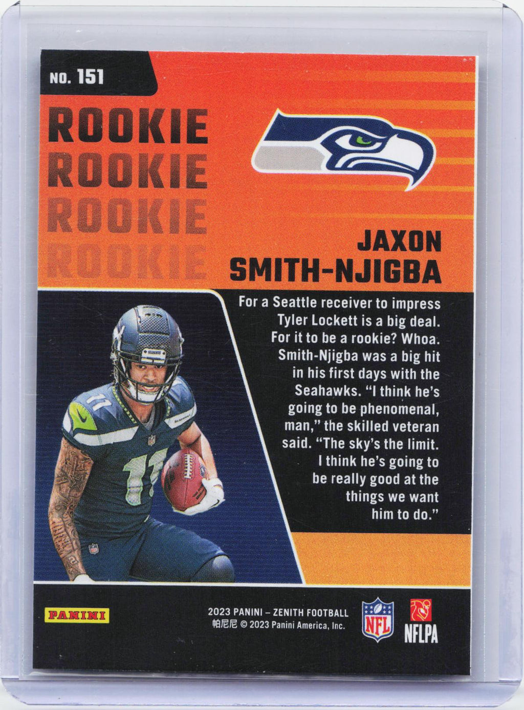 2023 Panini Zenith #151 Jaxon Smith-Njigba