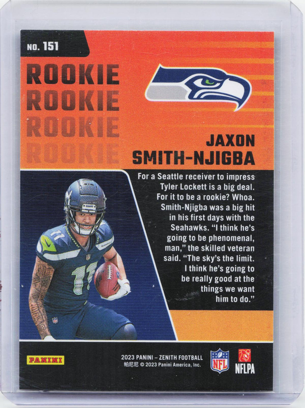 2023 Panini Zenith #151 Jaxon Smith-Njigba